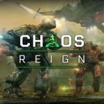 Chaos Regin Title Screen with two Mechs and the Mechwarrior 5 title